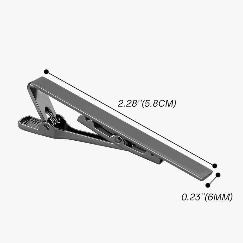 Roctee Tie Clips for Men, 3 Pack Men's Tie Clips Necktie Tie Bars Tie Pins for Men Accessories - Image 2